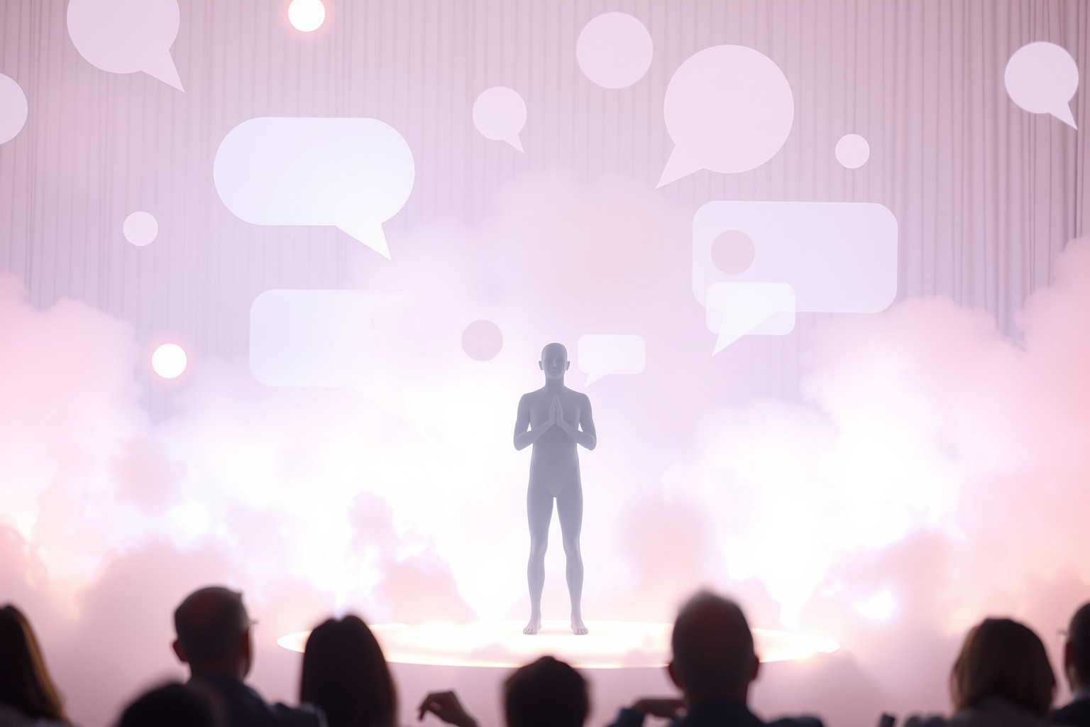 Sognare un discorso riflette desiderio di comunicare con sicurezza.