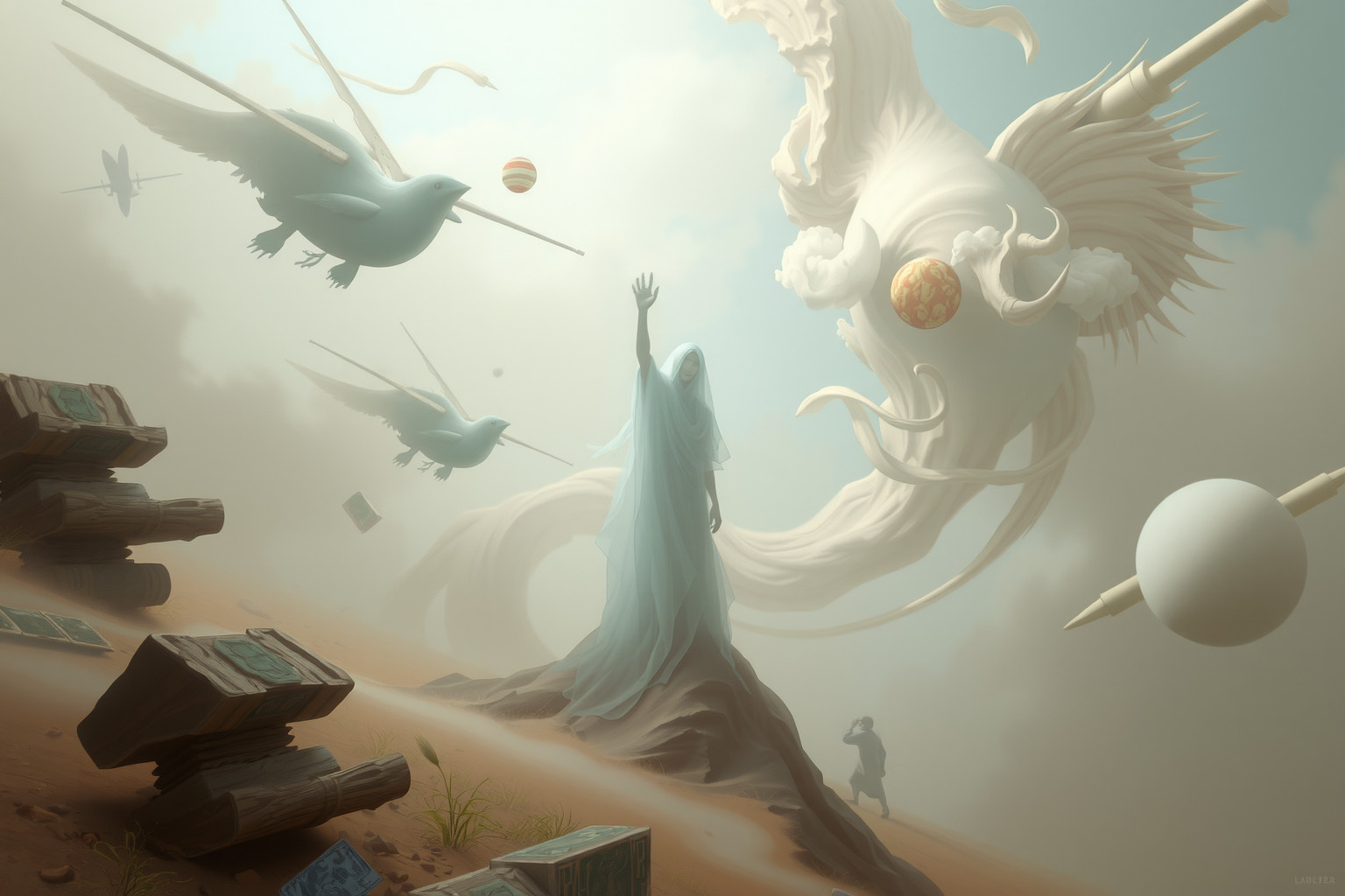 Sognare ribellione in mondi surreali riflette desiderio di libertà.
