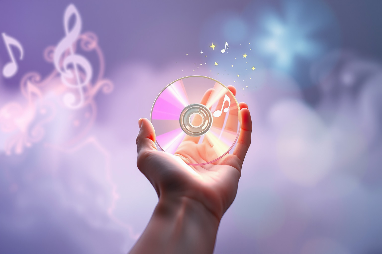 Ricevere un CD in regalo simboleggia nuove conoscenze e emozioni.