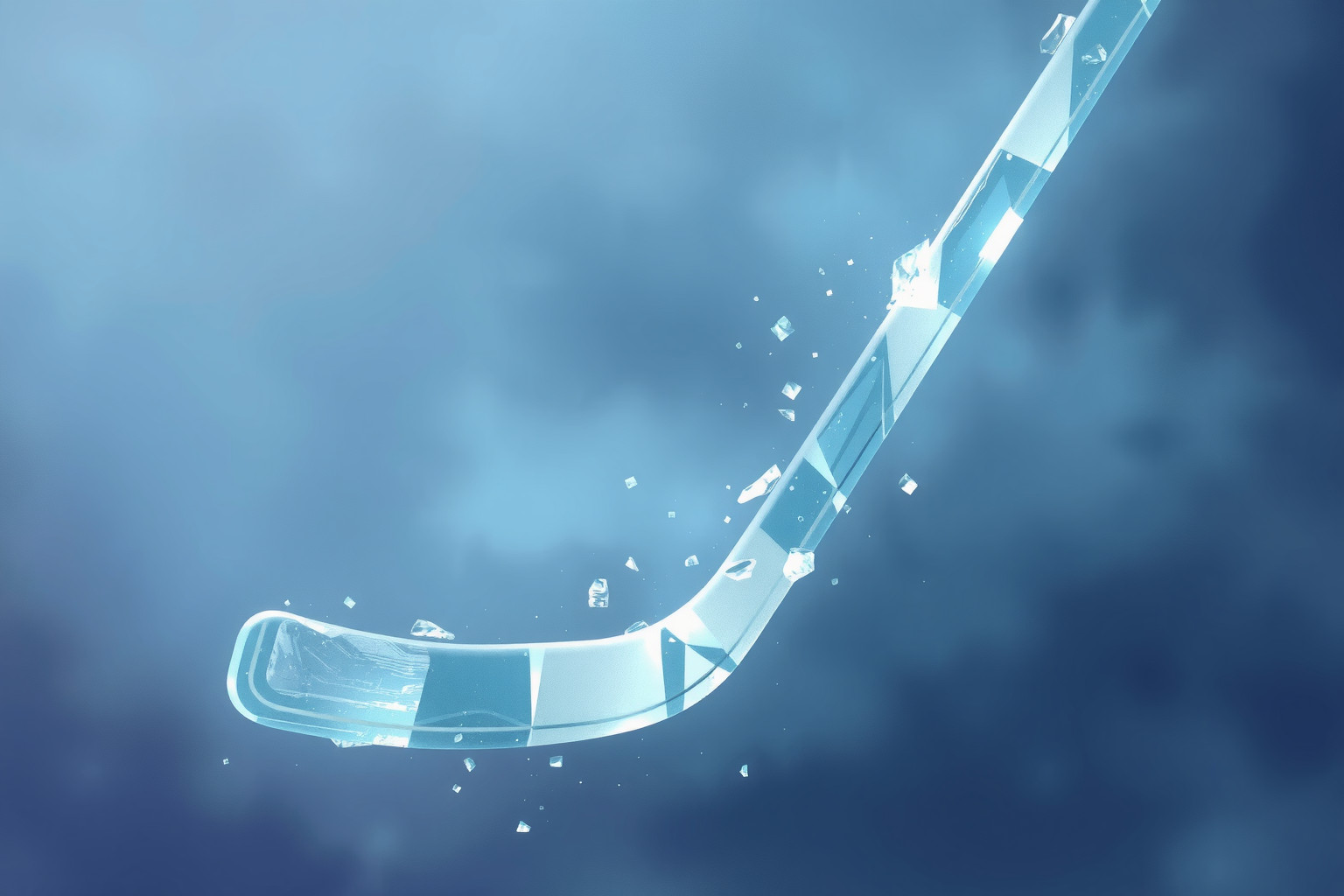Sognare una mazza da hockey rotta indica sfide imminenti da superare.