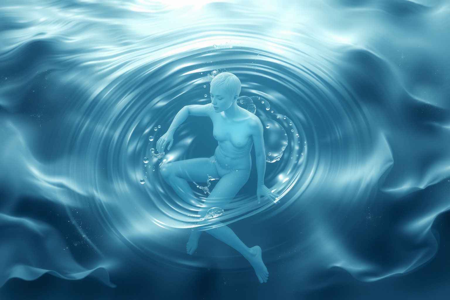 Sognare l'acqua fredda simboleggia rinnovamento e chiarezza mentale.