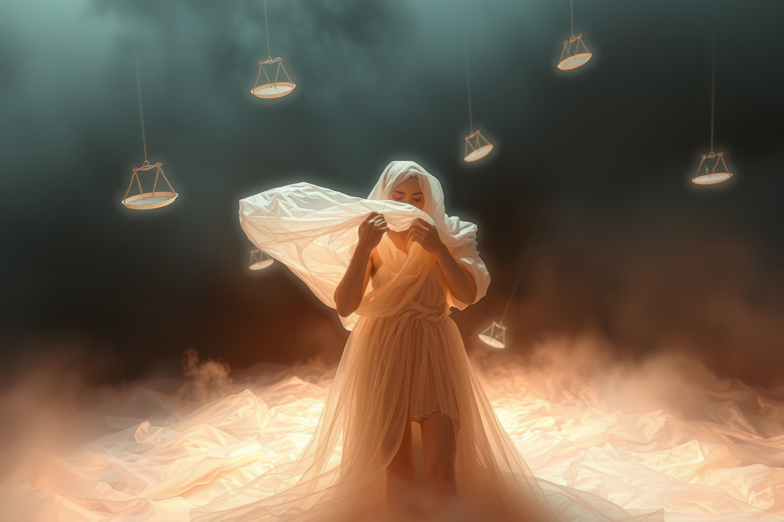 Sognare di spogliarsi davanti a un giudizio simboleggia vulnerabilità e verità.