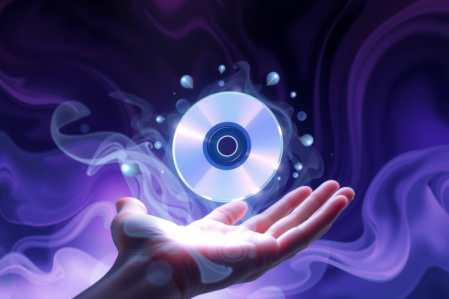 Sognare un CD trovato simboleggia segreti pronti a emergere.