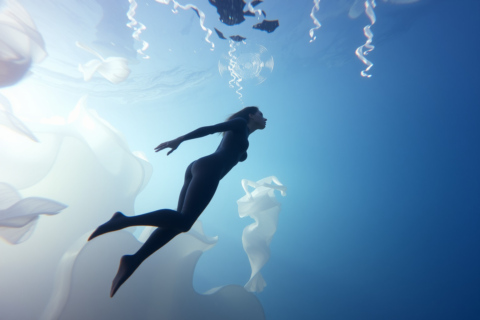 Sognare altri in muta subacquea simboleggia esplorazione e cambiamento.