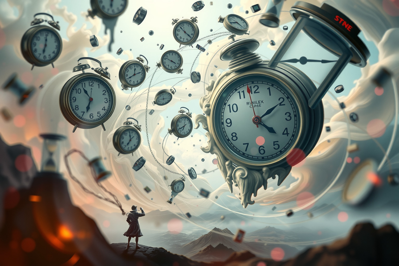 Sognare viaggi nel tempo caotici riflette insicurezze e confusione interiore.