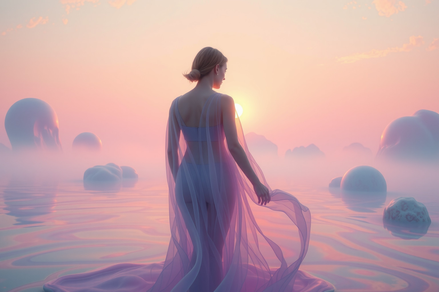 Voltarsi indietro nel sogno indica desiderio di cambiamento interiore.