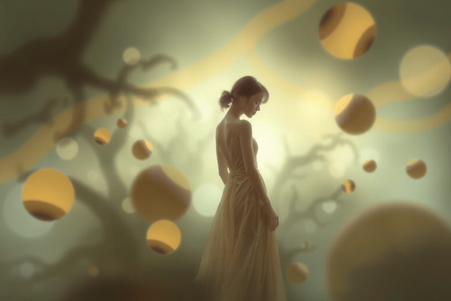 Sognare di voltarsi indietro in un luogo familiare rivela nostalgia interiore.