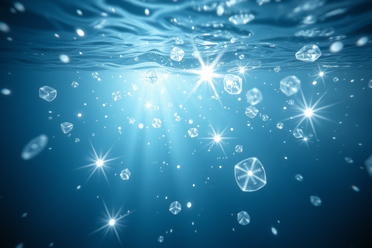 Sognare frammenti in acqua simboleggia emozioni nascoste e profonde.