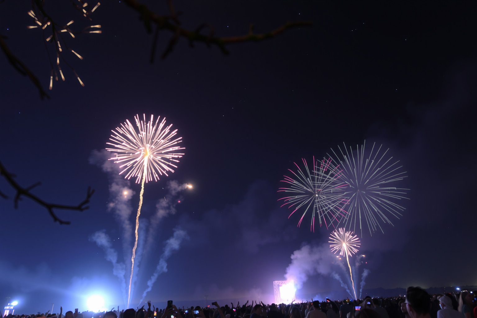 Sognare fuochi d’artificio simboleggia gioia e liberazione emotiva.
