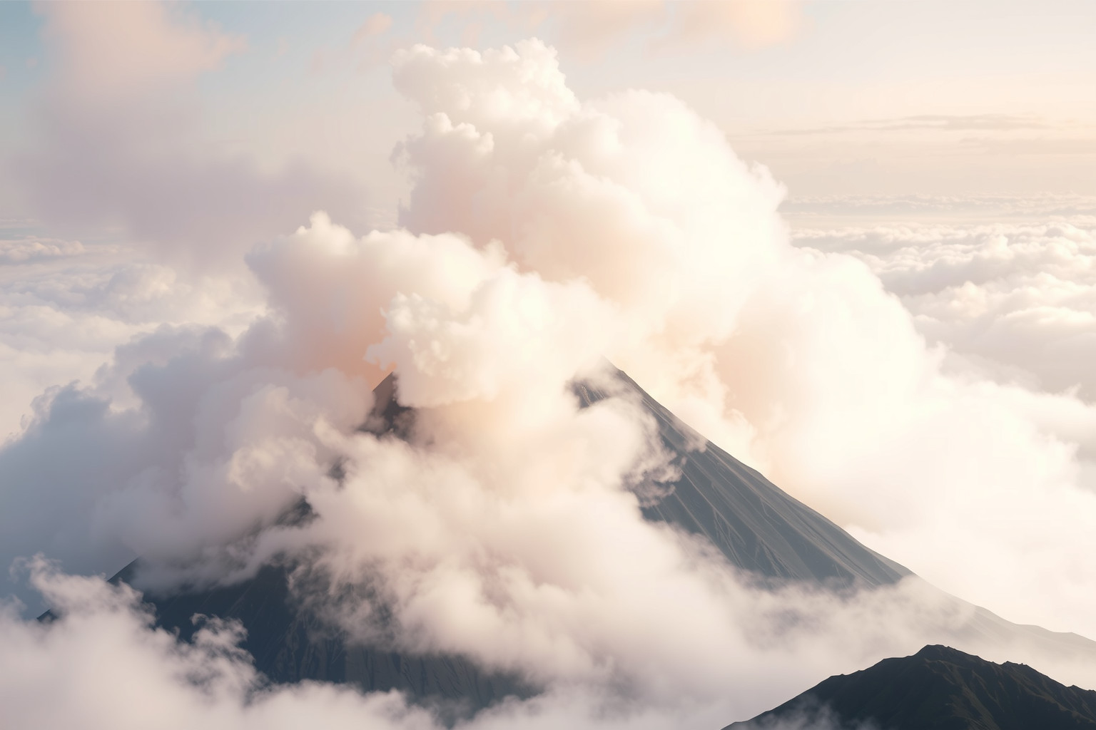 Sognare il Vesuvio dormiente simboleggia tensioni nascoste e calma apparente.