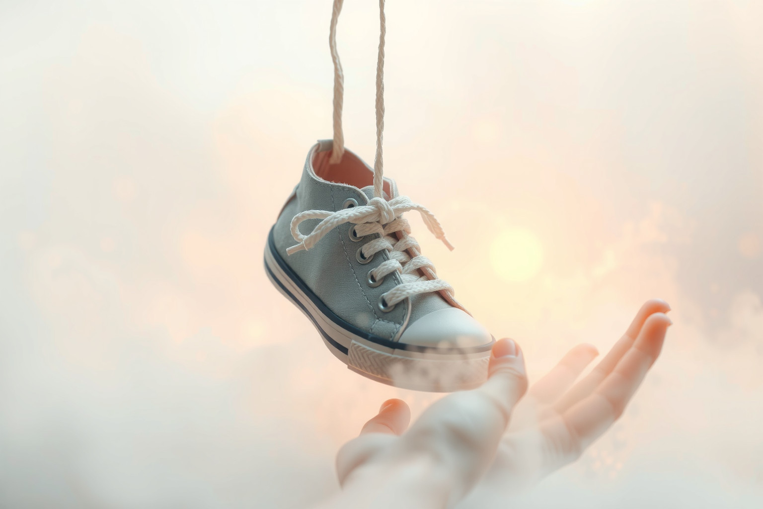 Sognare lacci di scarpe bambini simboleggia innocenza e fragilità interiore.