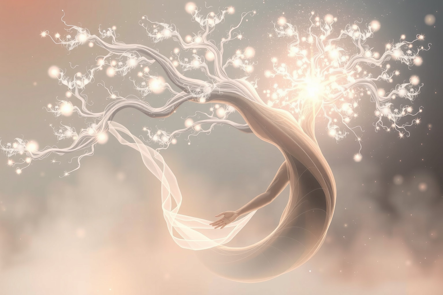 Sognare un abbraccio con un albero simboleggia connessione spirituale profonda.