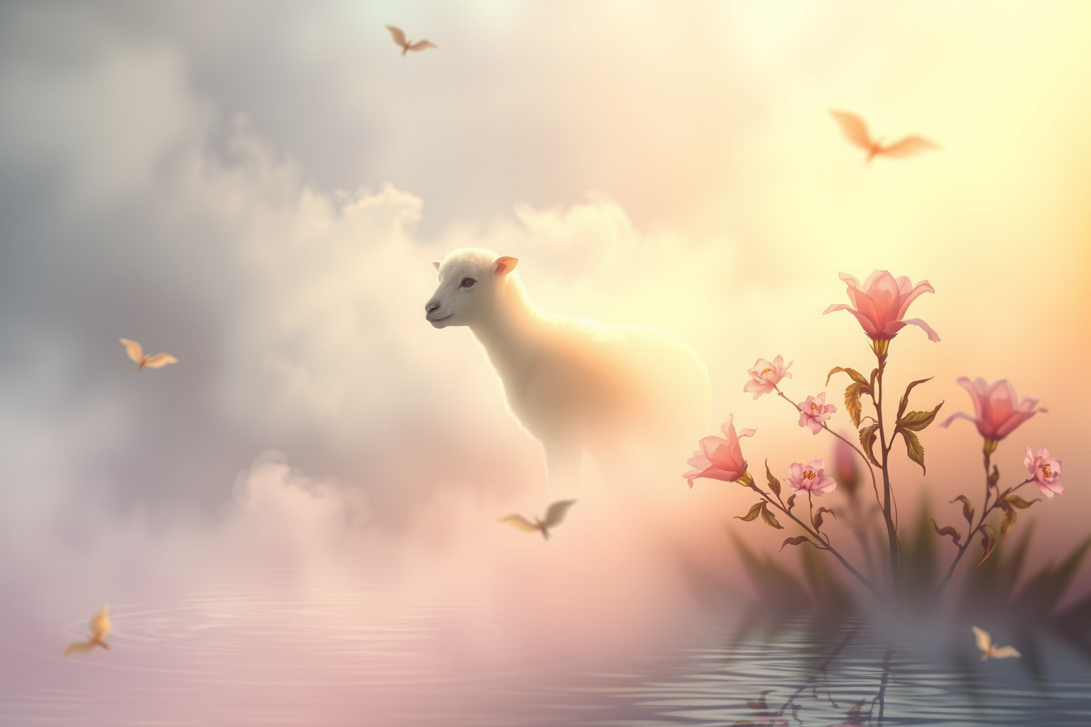 Sognare un agnello sacrificato simboleggia perdita e rinascita interiore.