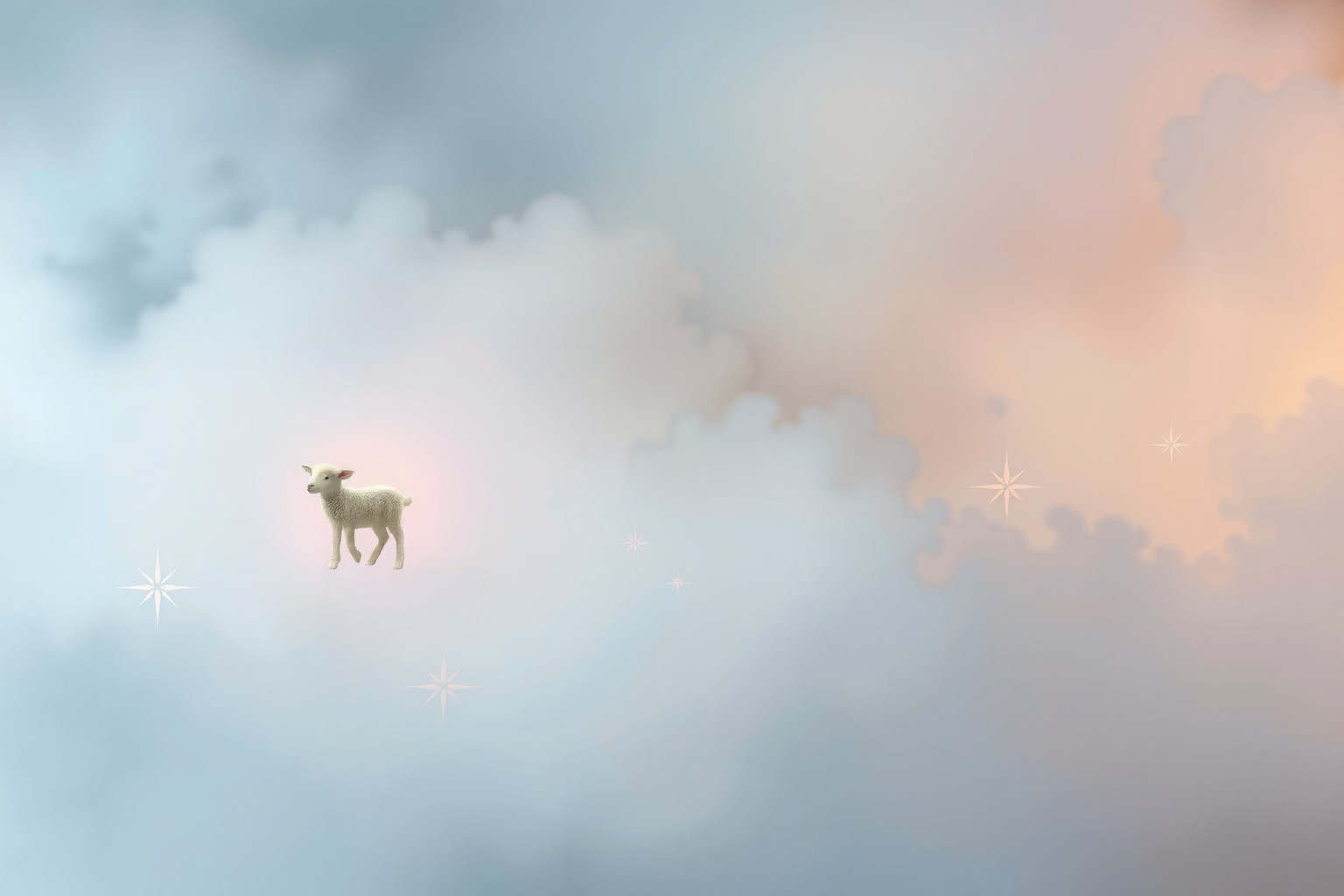 Sognare un agnello smarrito riflette la paura di confusione interiore.