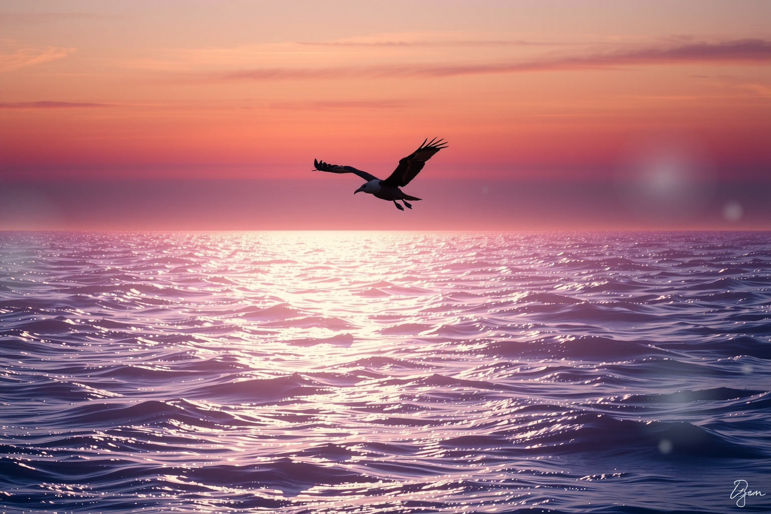 Sognare un albatros simboleggia libertà e saggezza interiore.