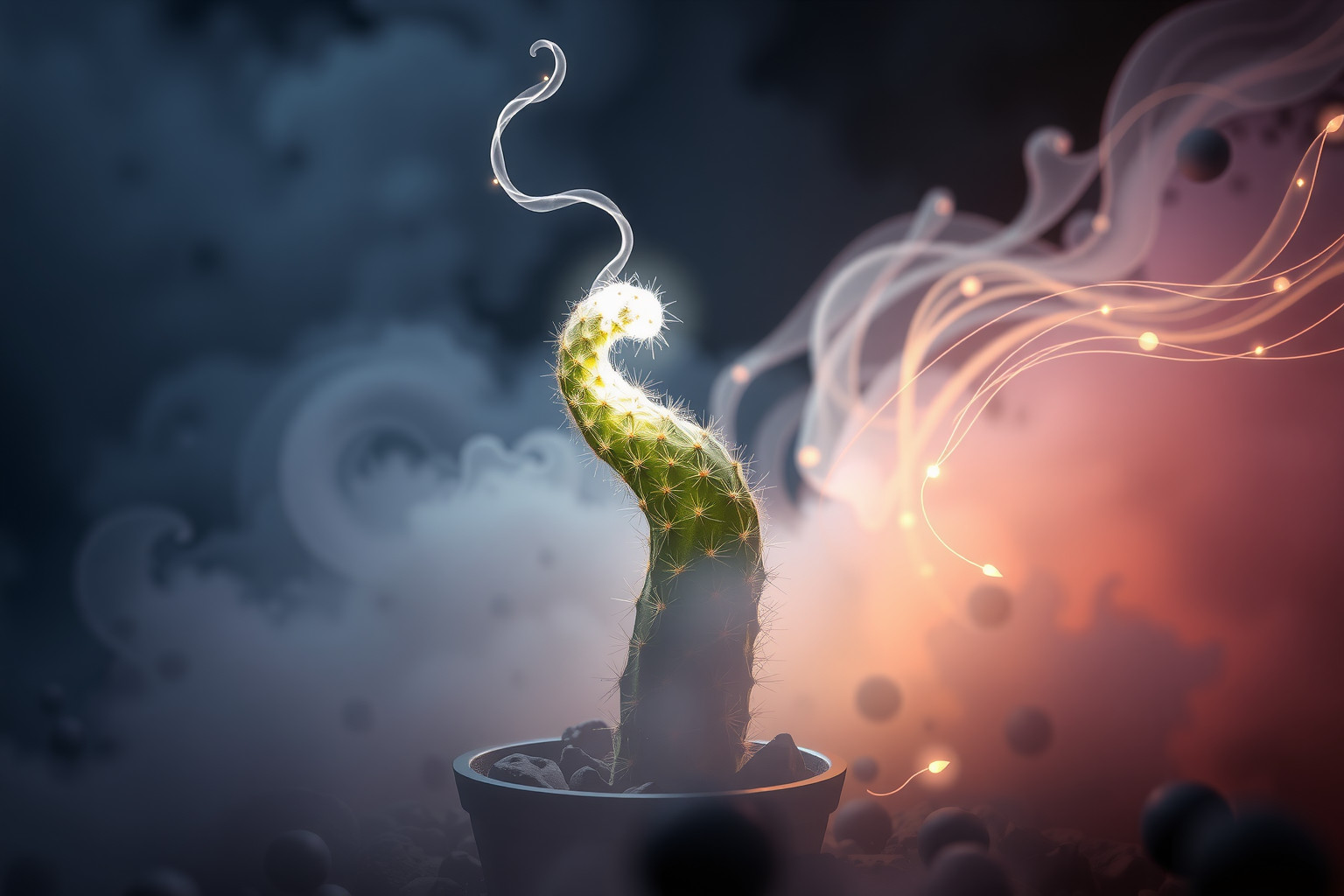 Sognare un cactus che cresce indica rapidi cambiamenti inattesi nella vita.