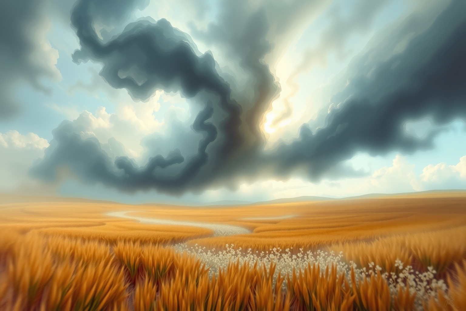 Sognare un campo devastato simboleggia difficoltà e perdita imminente.