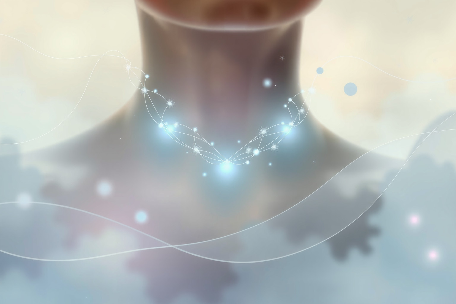 Sognare una collana al collo simboleggia prestigio e protezione.
