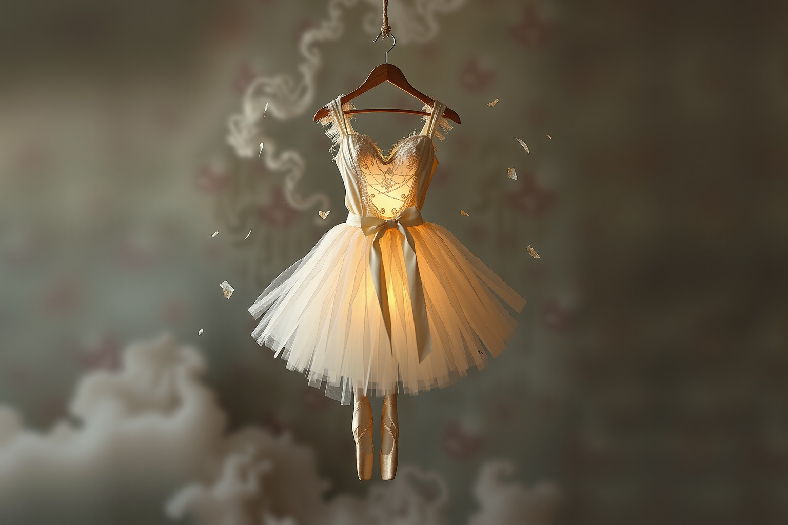 Sognare un costume di balletto rotto simboleggia insicurezza personale nascosta.