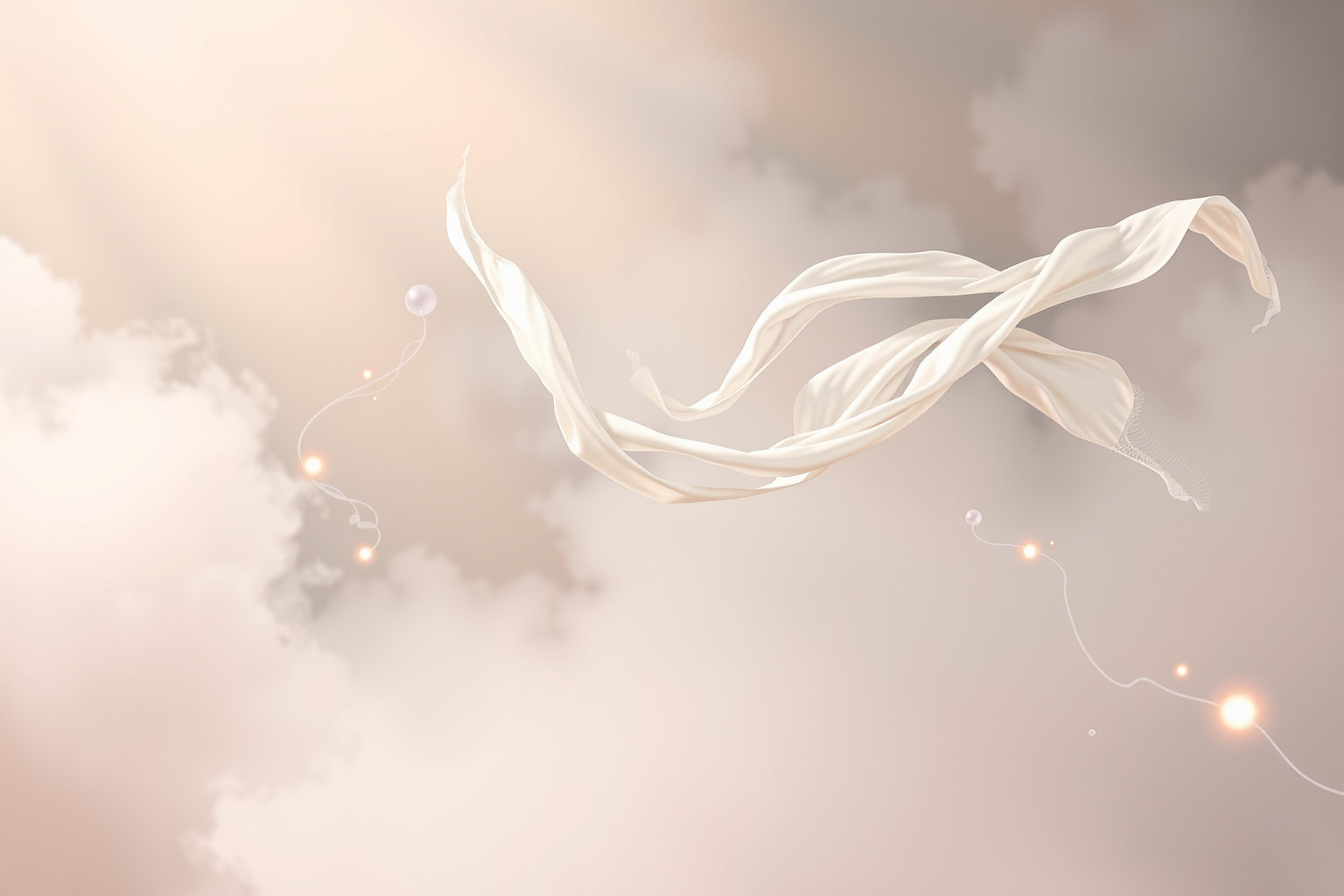 Sognare un foulard bianco simboleggia purezza e nuovi inizi.
