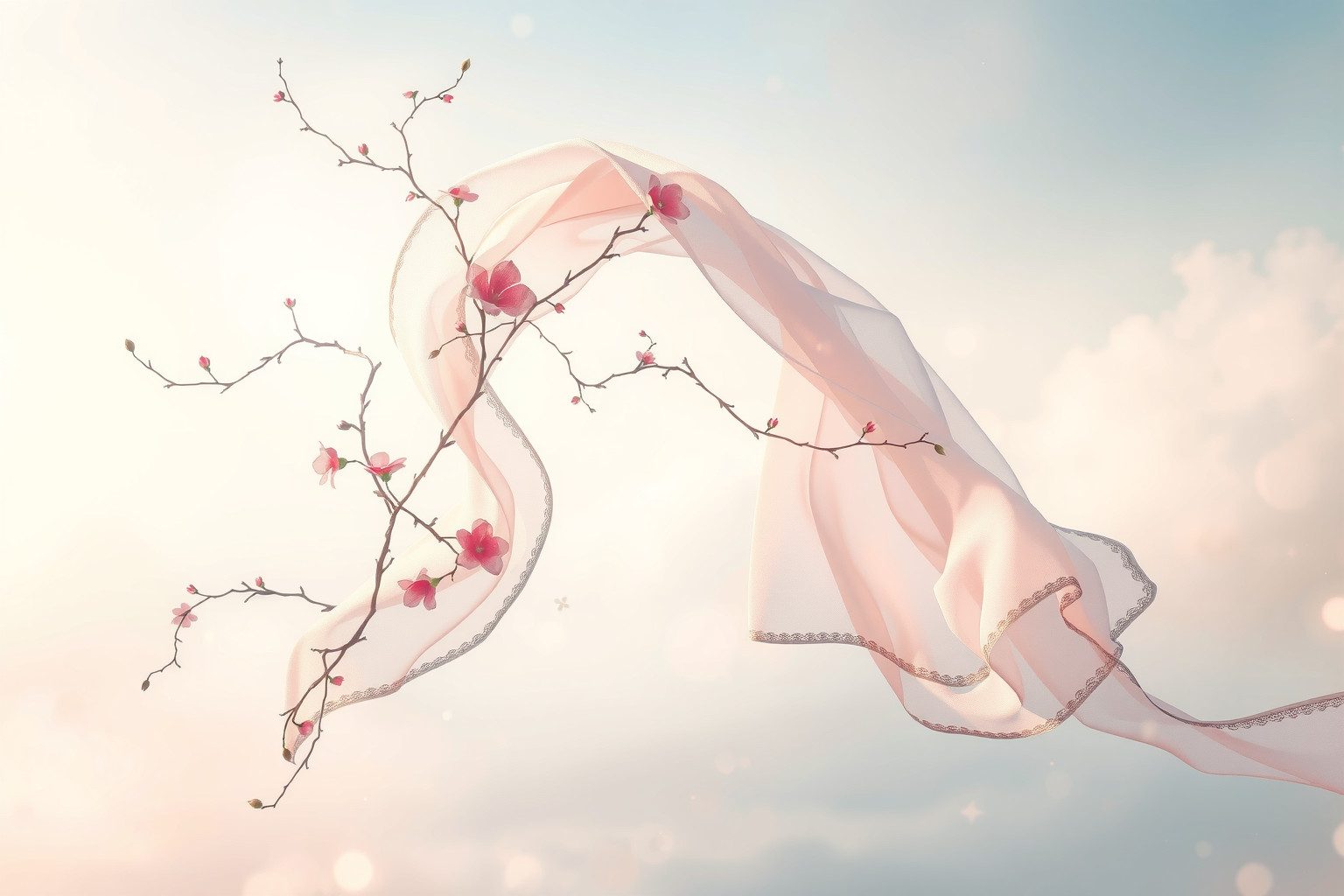 Un foulard decorativo nei sogni simboleggia eleganza e protezione.