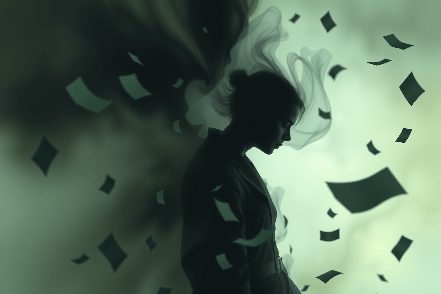 Sognare un funzionario minaccioso riflette paure di autorità oppressive.