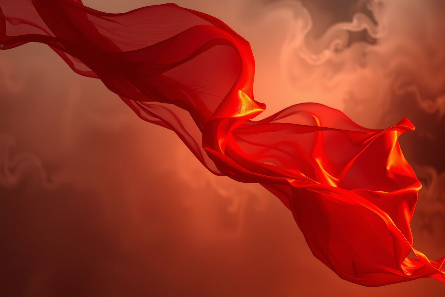 Sognare un lenzuolo rosso simboleggia passione intensa o rabbia nascosta.