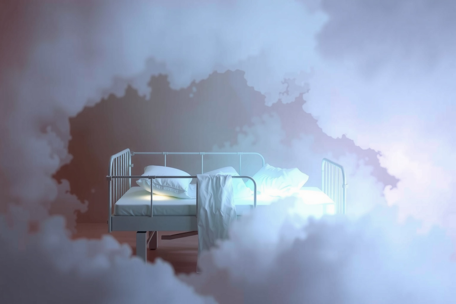 Sognare un letto d'ospedale simboleggia guarigione e vulnerabilità interiore.