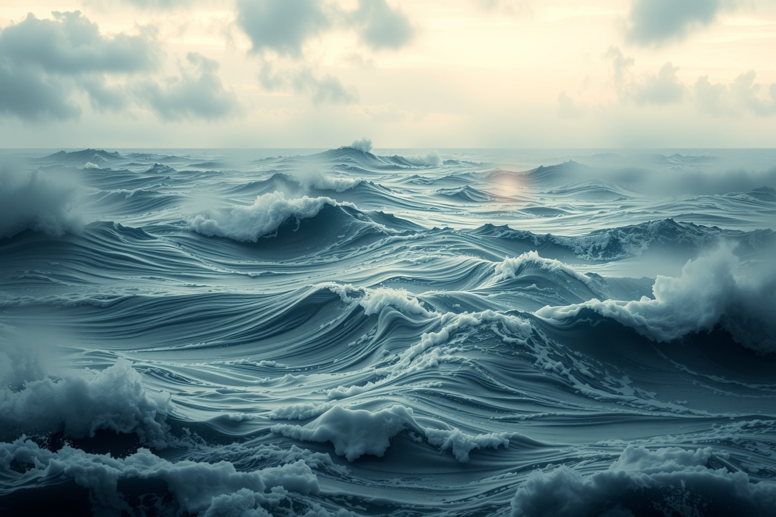 Sognare un mare in tempesta riflette conflitti interiori e caos emotivo.