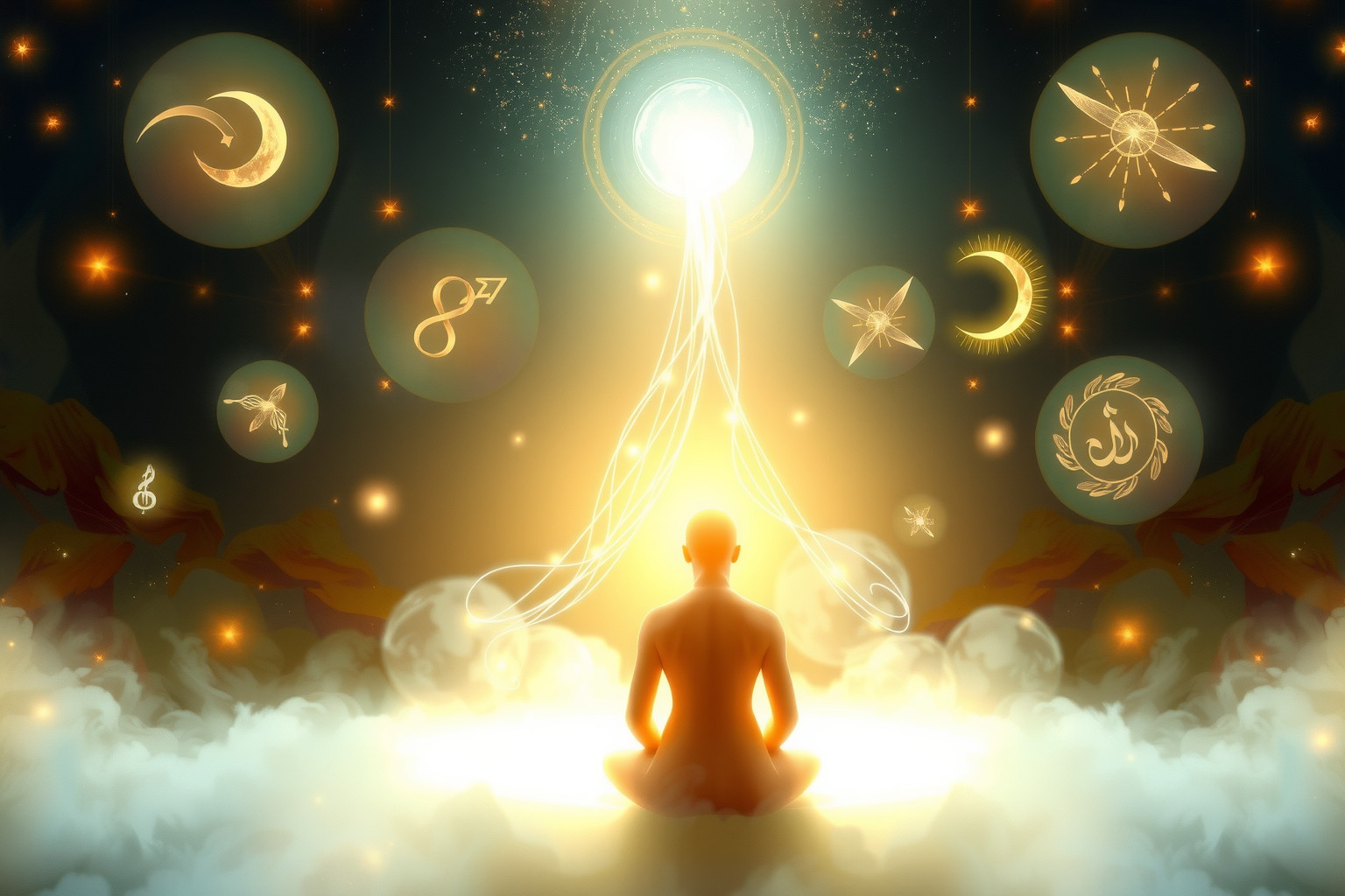 Sognare un medium in un luogo sacro simboleggia guida spirituale divina.