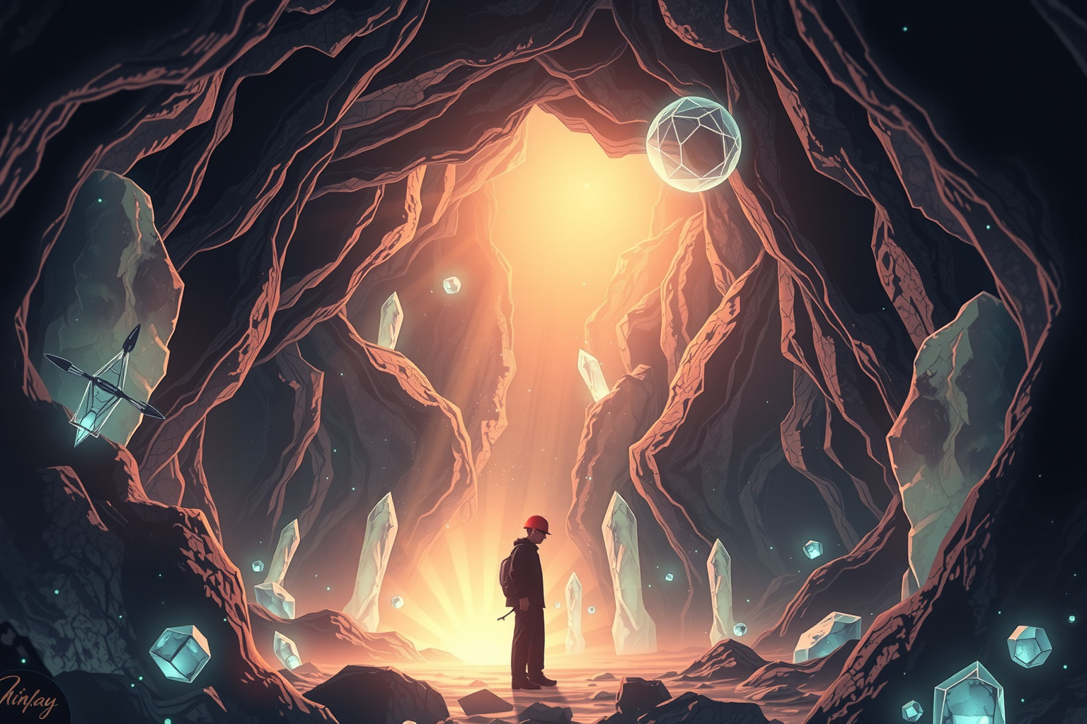 Sognare un minatore simboleggia fatica e determinazione nel lavoro.