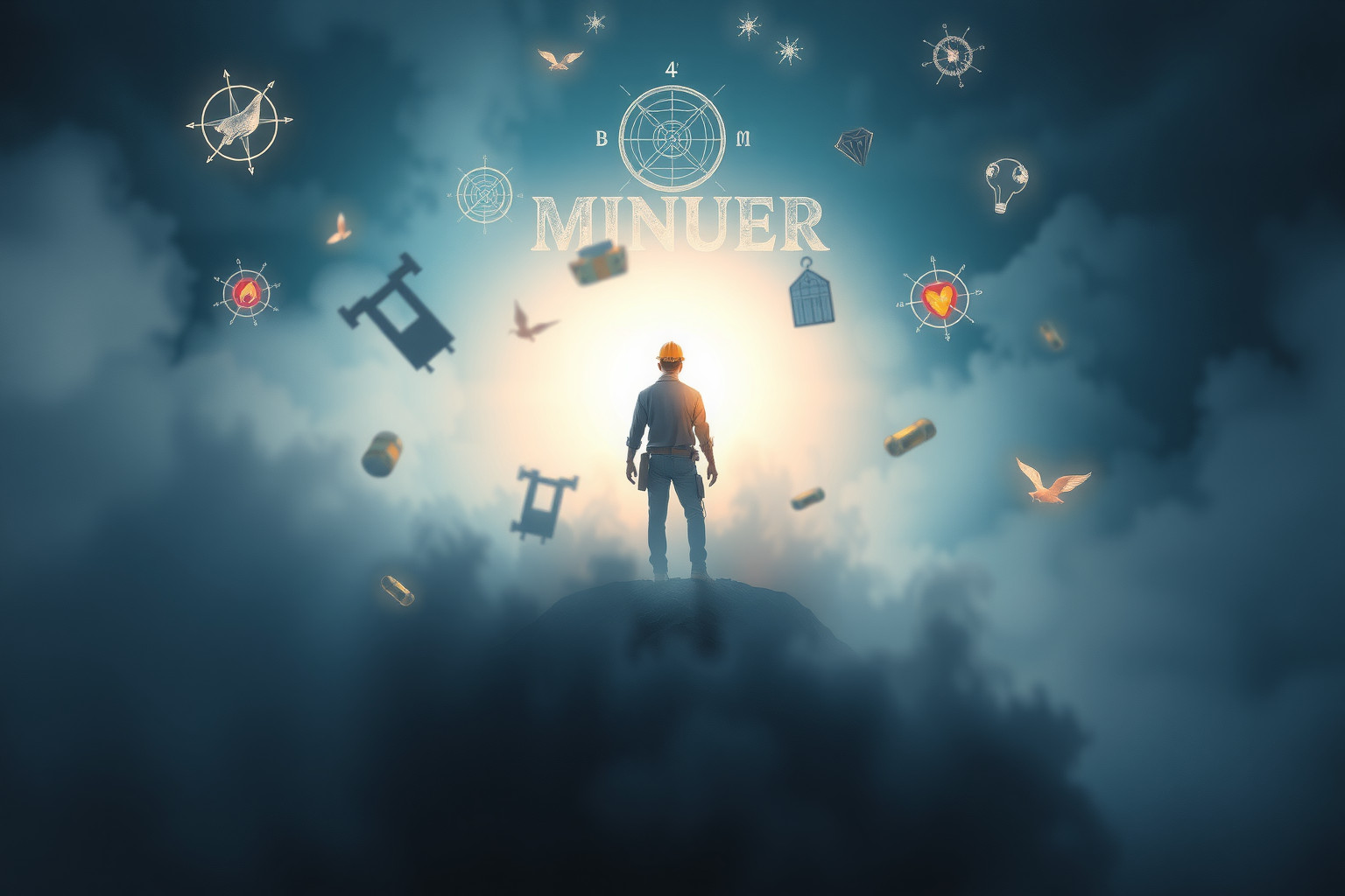 Sognare un minatore ricorrente indica sfide interiori non risolte.