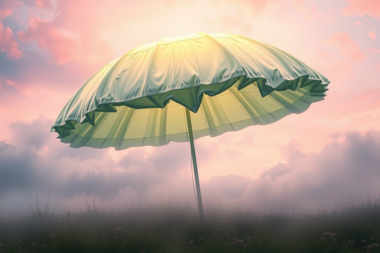 Sognare un ombrellone gigante simboleggia protezione e grandi opportunità.