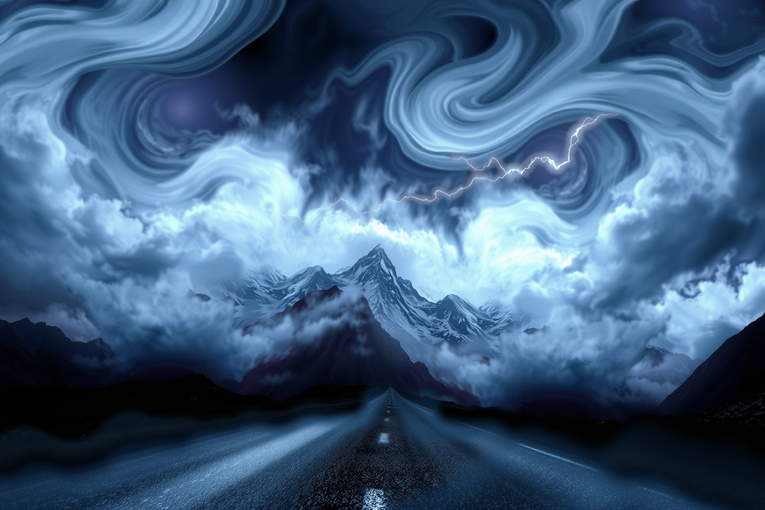 Sognare un passo di montagna tempestoso simboleggia sfide emotive imminenti.