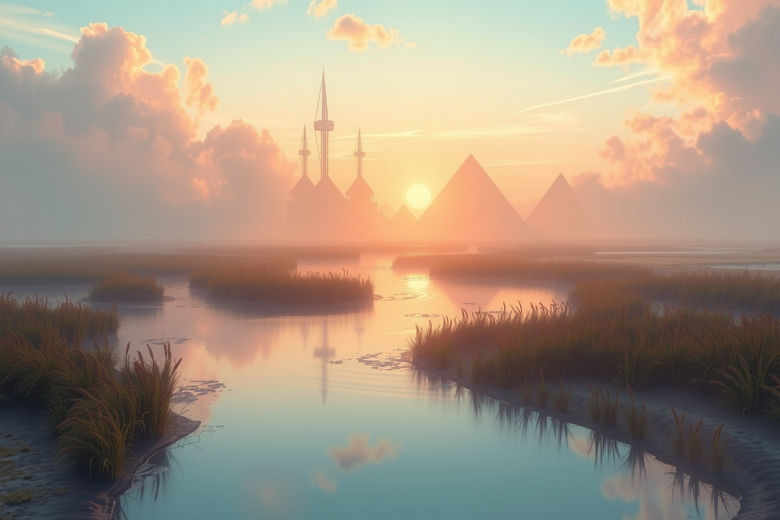 Sognare un polder al tramonto simboleggia la chiusura di un ciclo.