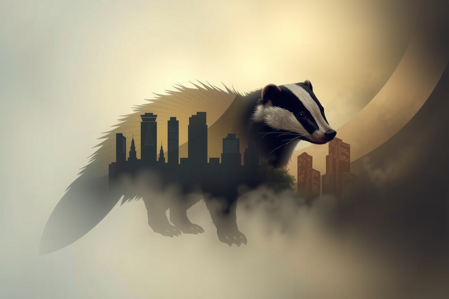 Sognare un tasso in città rivela conflitti tra natura e civiltà.