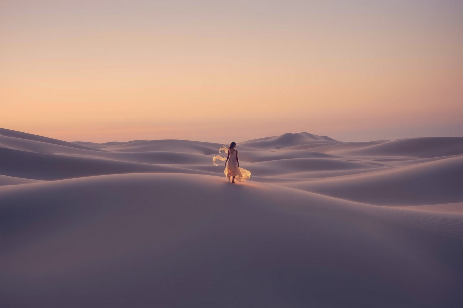 Sognare un trovatello nel deserto simboleggia solitudine e speranza nascente.