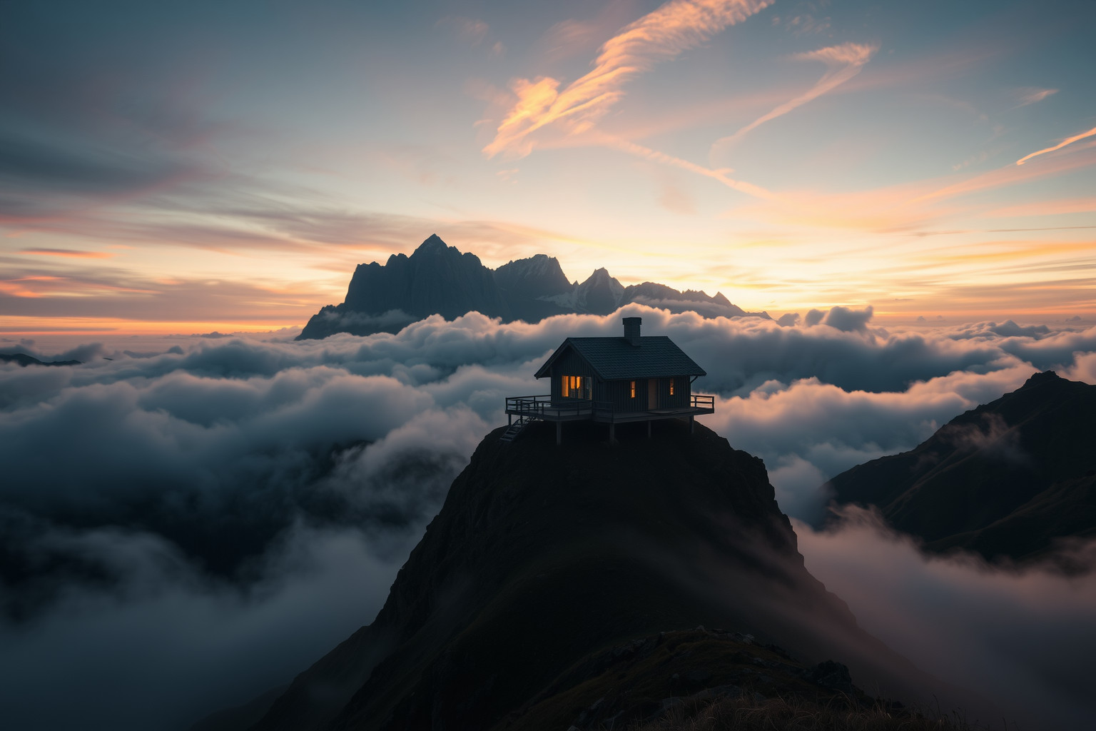 Sognare una baita panoramica simboleggia serenità e prospettive nuove.