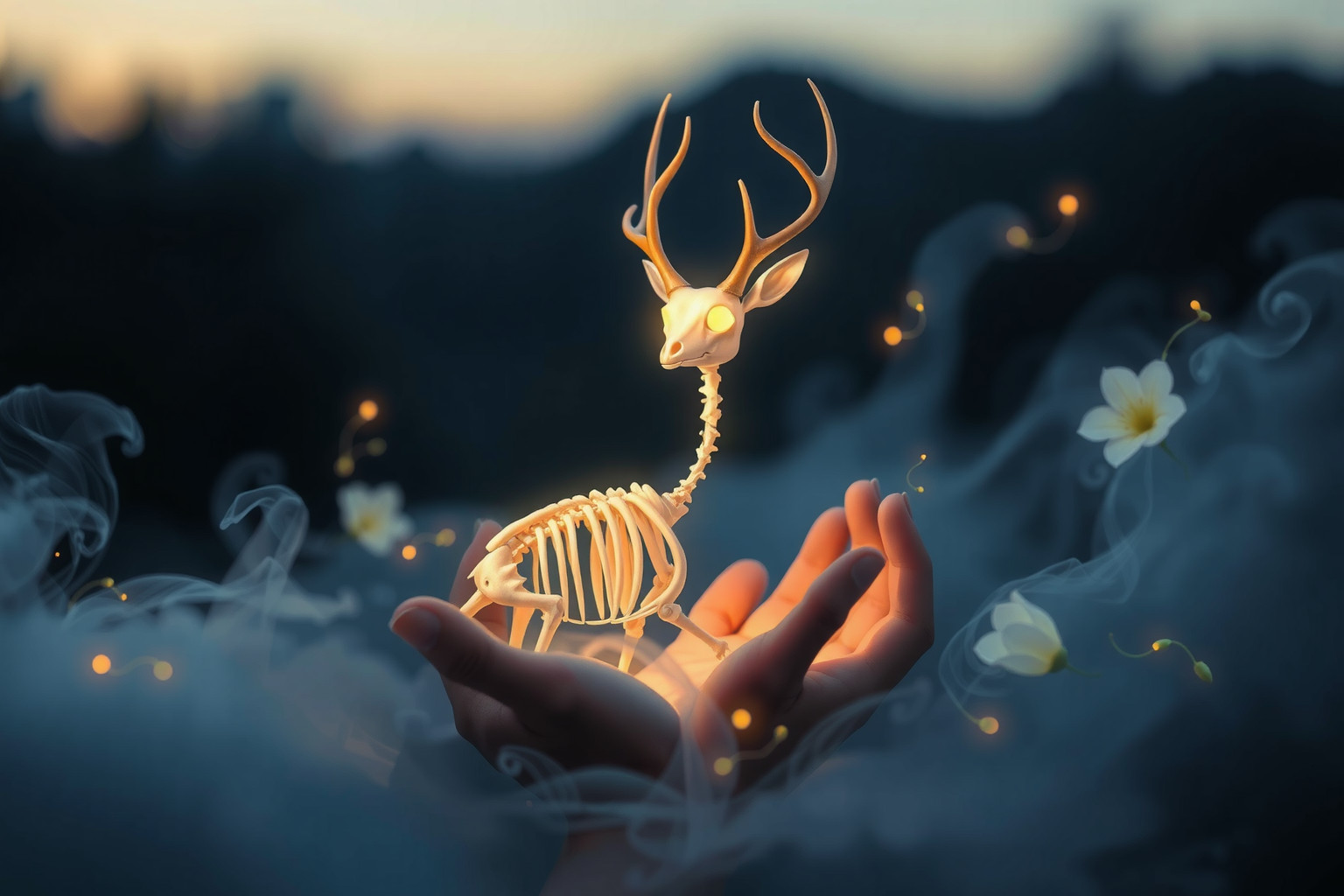 Sognare carcassa cervo simboleggia perdita di innocenza e fragilità interiore.