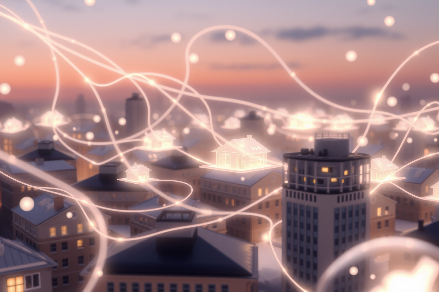 Sognare casa in città simboleggia desiderio di connessioni sociali forti.