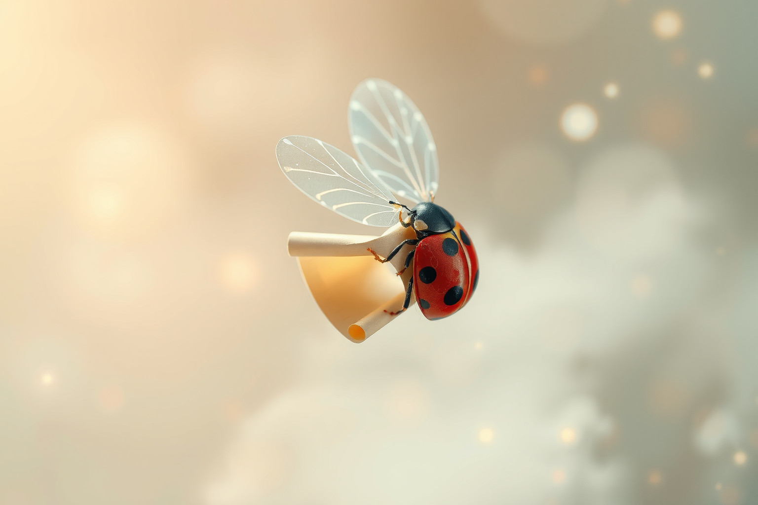 Sognare una coccinella messaggera annuncia fortuna e novità positive.
