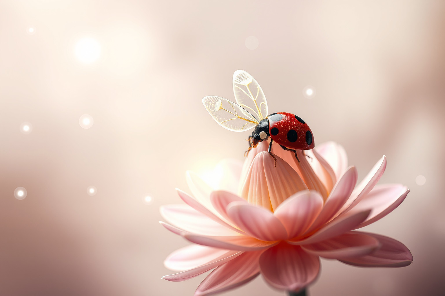 Sognare una coccinella gigante simboleggia protezione e fortuna eccezionale.