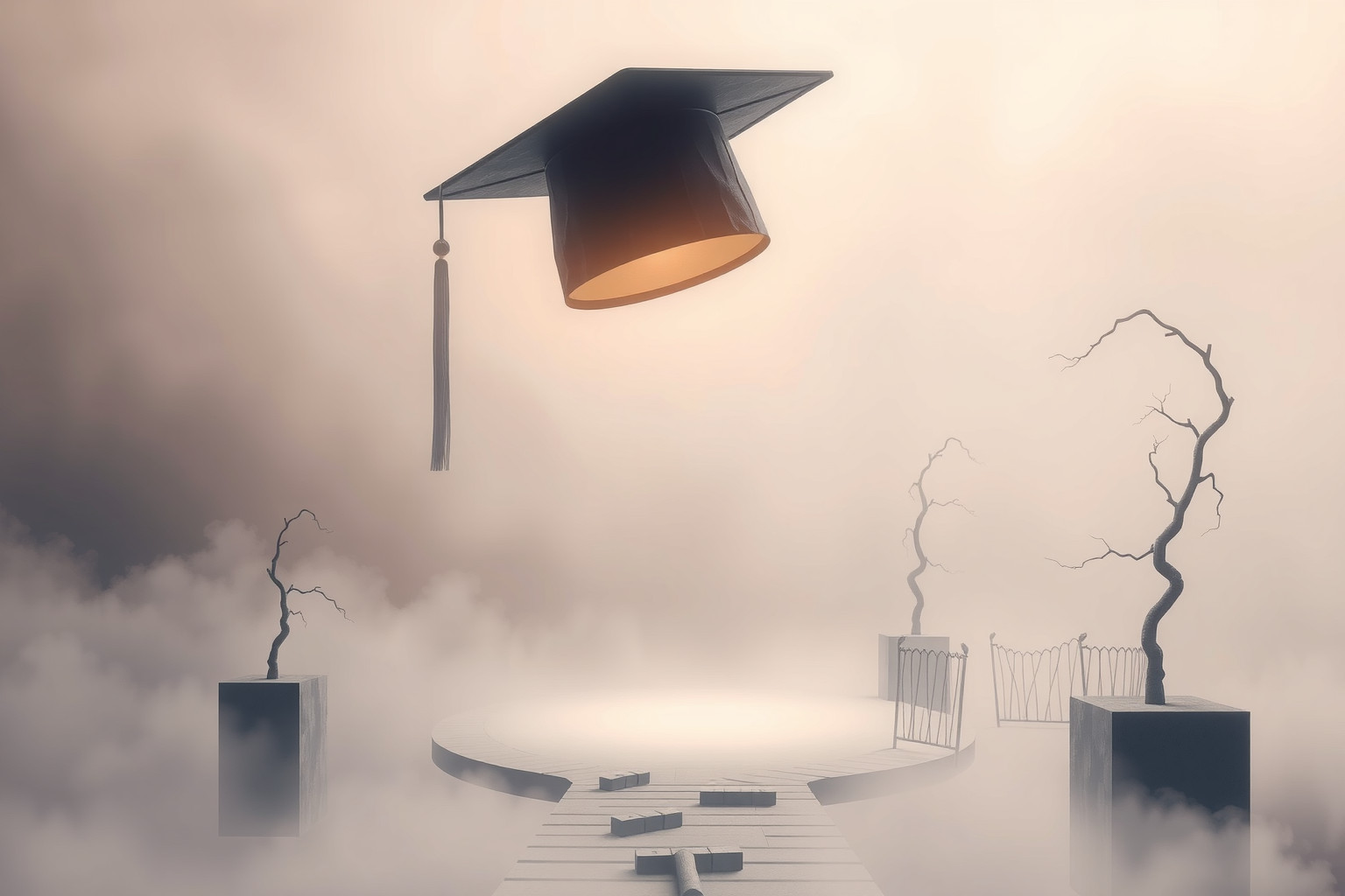 Sognare festa di laurea interrotta indica ostacoli inaspettati nel successo.