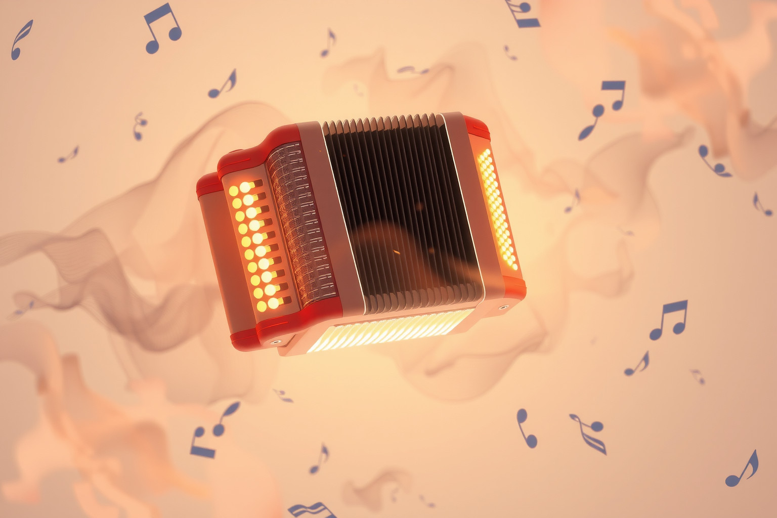 Sognare fisarmonica che suona sola simboleggia emozioni inespresse.