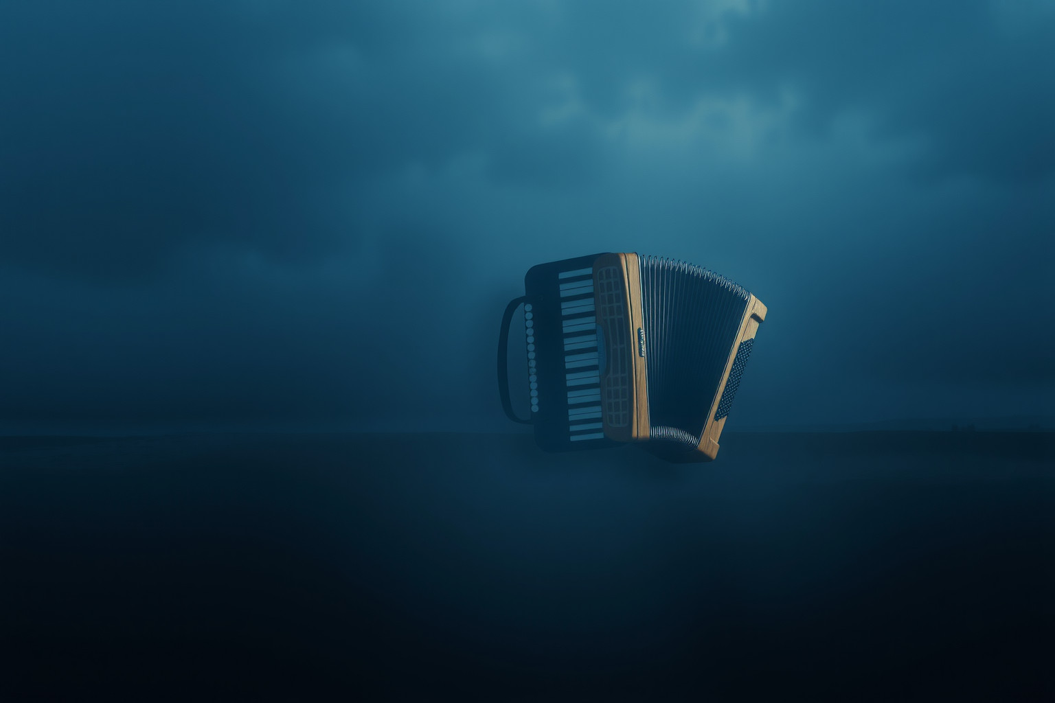 Sognare fisarmonica in ambiente cupo simboleggia nostalgia e malinconia.