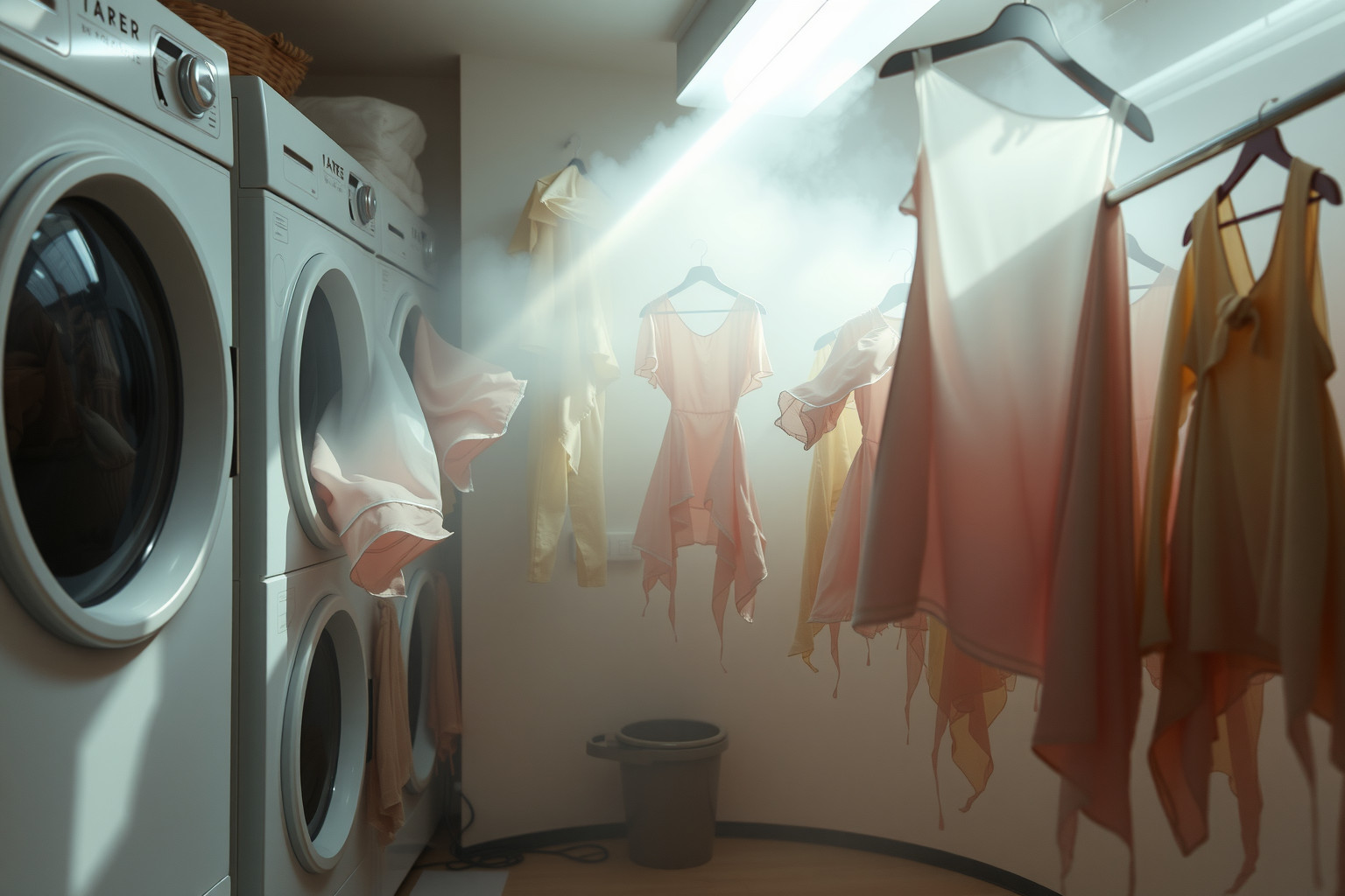 Sognare una lavanderia sporca indica caos emotivo da risolvere.