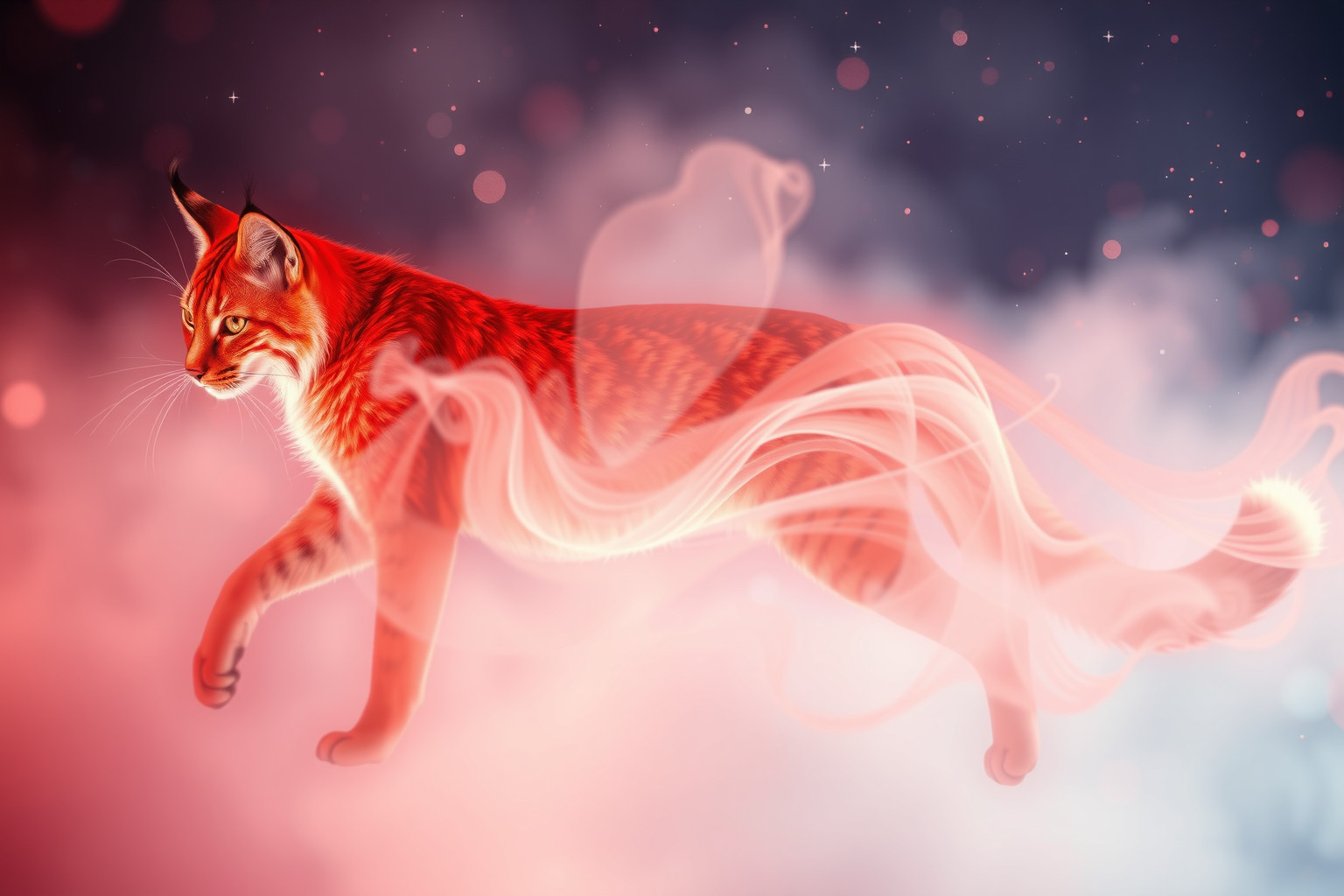 Sognare una lince rossa simboleggia intuizione e forza interiore.