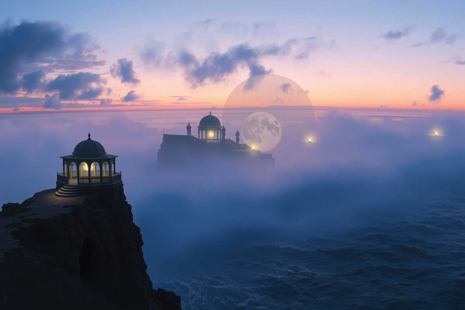 Sognare una loggia sul mare evoca pace e introspezione profonda.