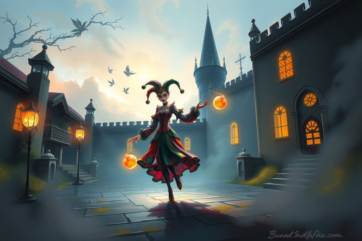 Sognare un joker in piazza simboleggia inganno e caos nascosto.