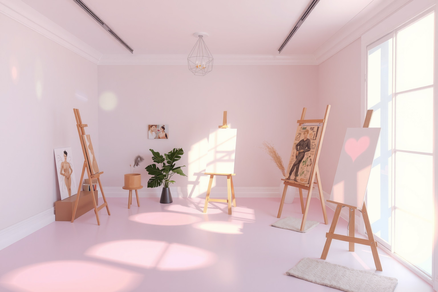 Sognare una scuola di pittura moderna riflette creatività e rinnovamento interiore.